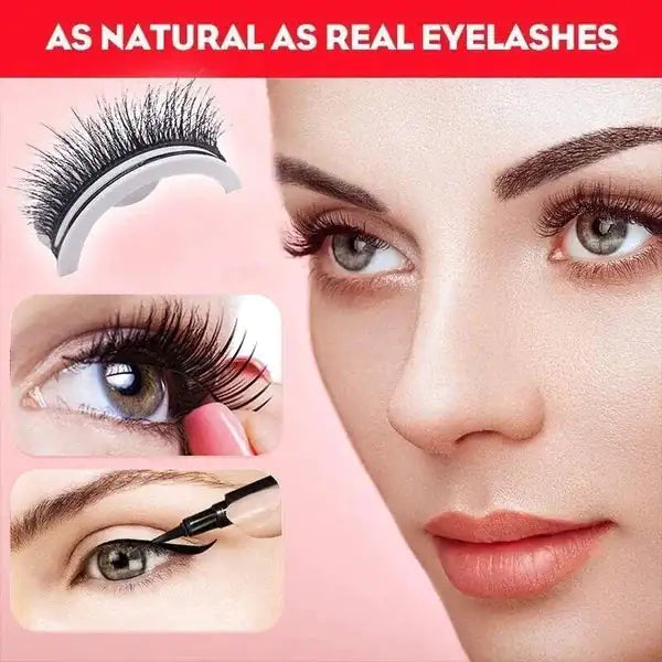 Self-Fix Adhesives And Reusable Eyelashes