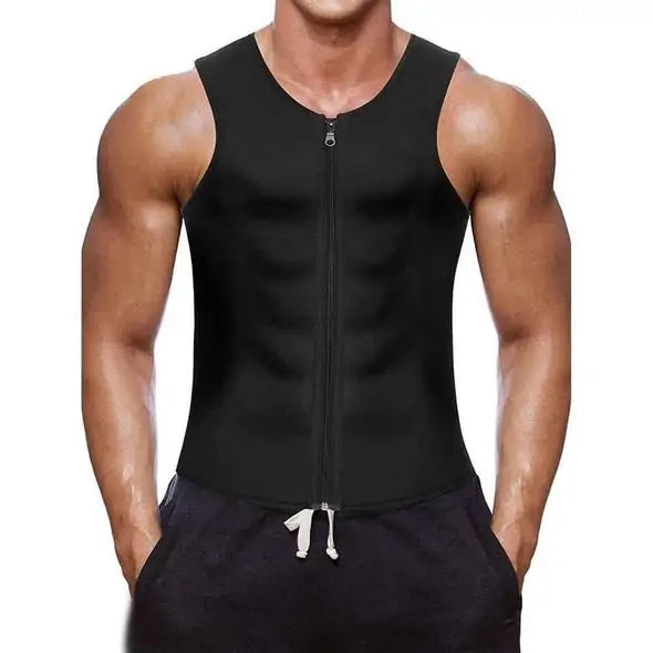 Men's Slimming Sauna Sweat Vest Compression Tank Top