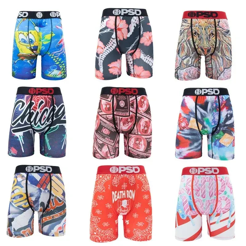 Men Underwear Boxers Fashion Printed