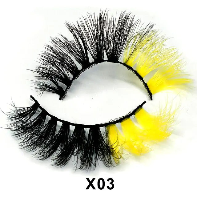 Two Color Mixed Eyelashes