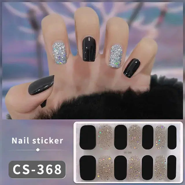 DIY Gel Nail Stickers