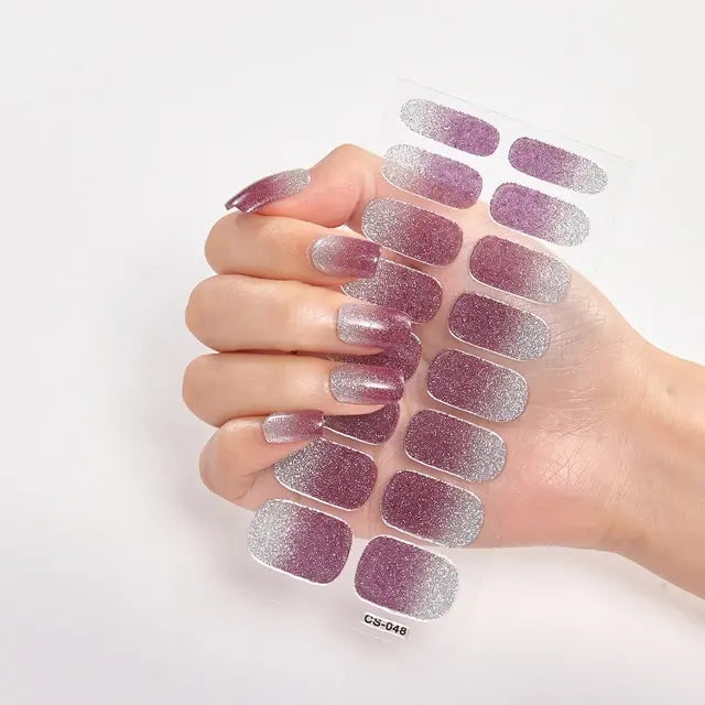 DIY Gel Nail Stickers