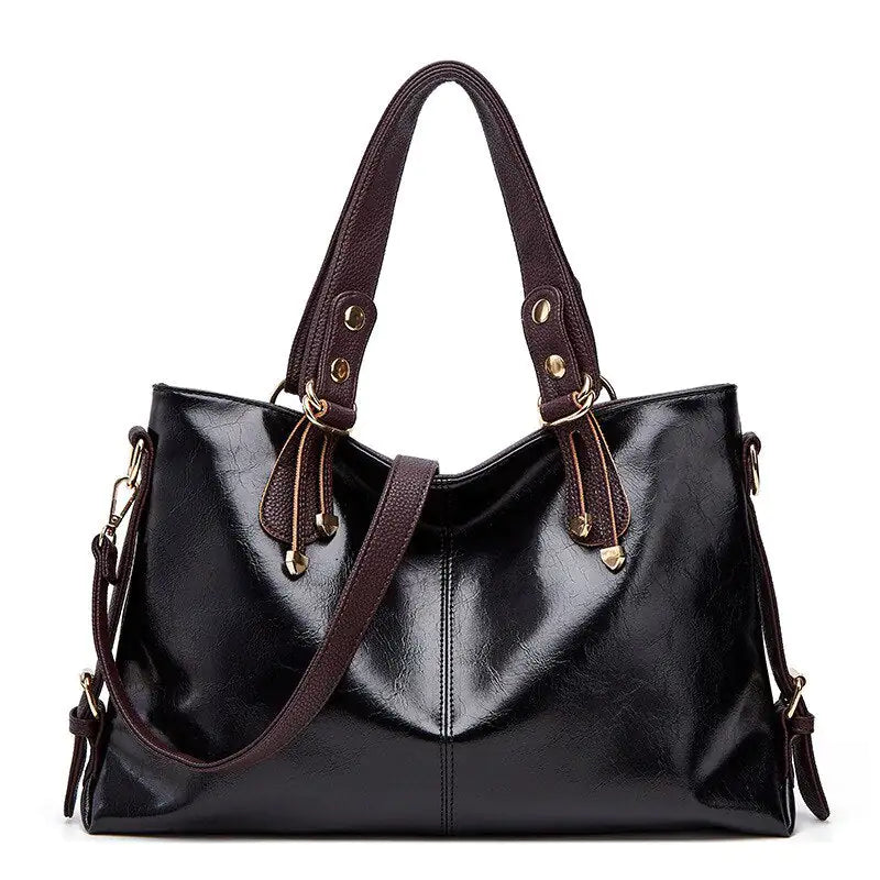 Kathie Leather Tote Purse